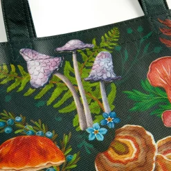 Galison World of Mushrooms Reusable Shopping Bag