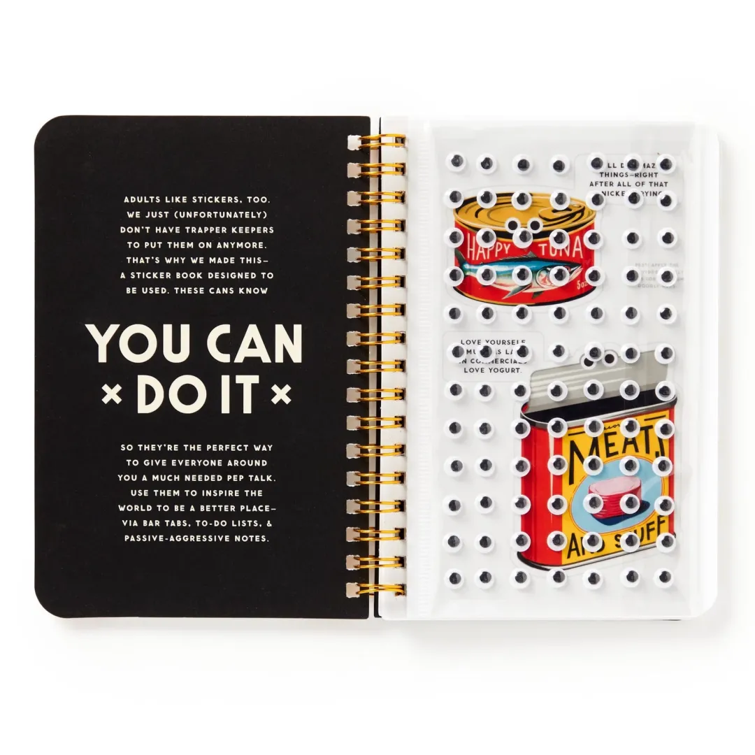 Galison You Can Do It Googly Sticker Book