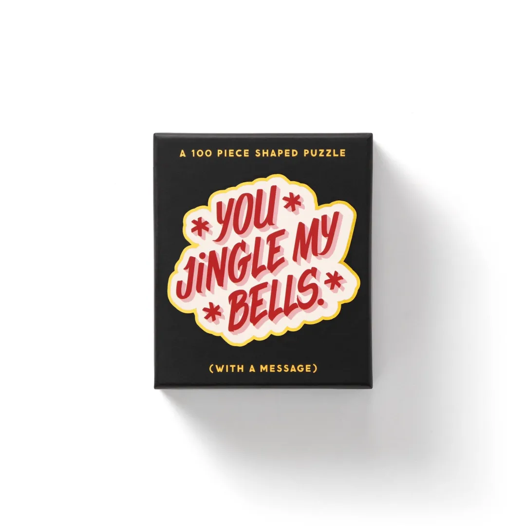 Galison You Jingle My Bells 100 Piece Mini Shaped Puzzle