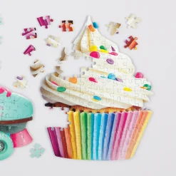 Galison You're Sweet Cupcake 100 Piece Mini Shaped Jigsaw Puzzle