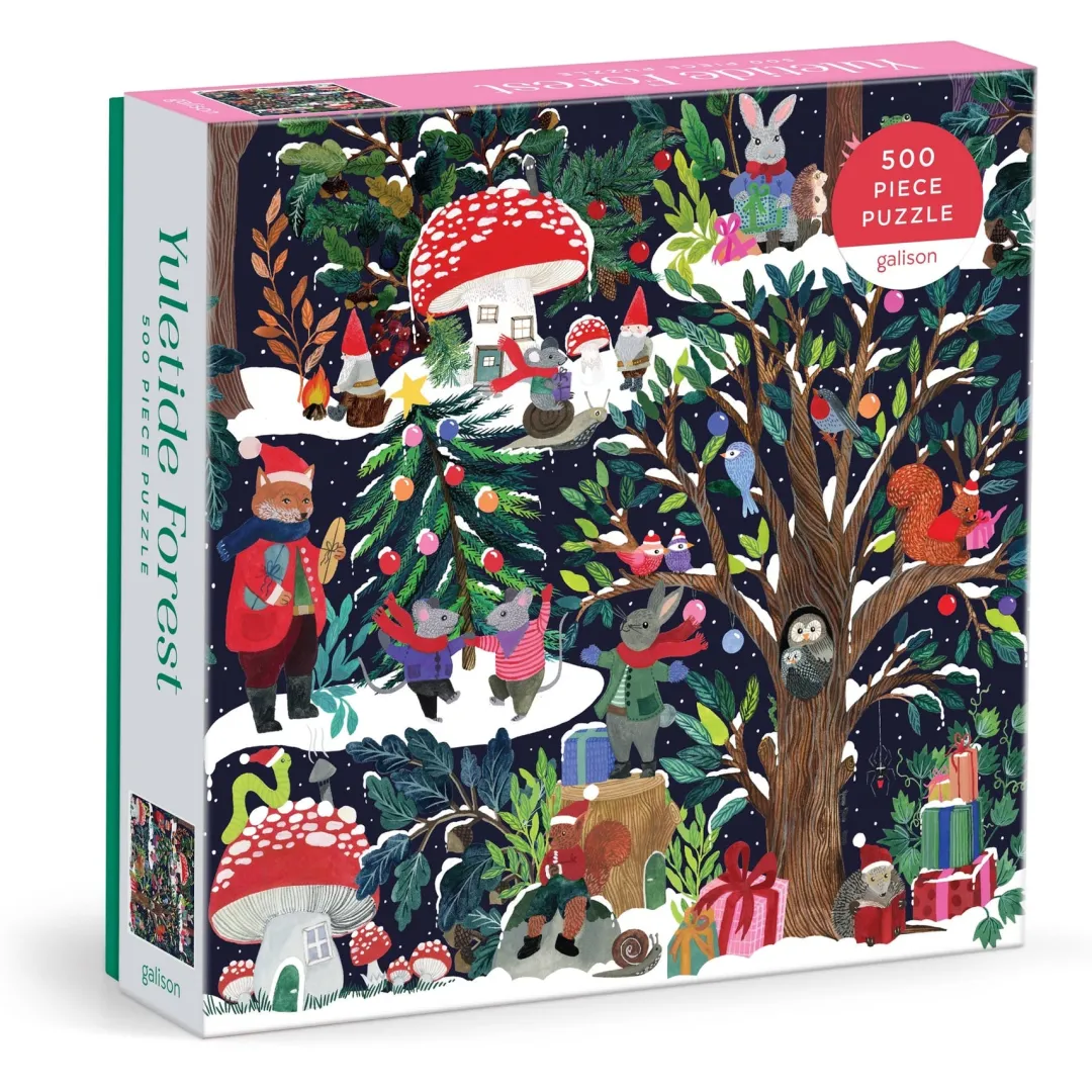 Galison Yuletide Forest 500 Piece Puzzle