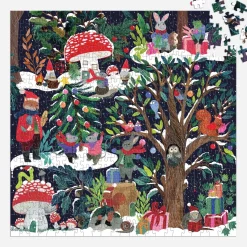 Galison Yuletide Forest 500 Piece Puzzle