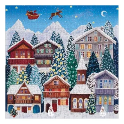 Galison Yuletide Village 500 Piece Jigsaw Puzzle
